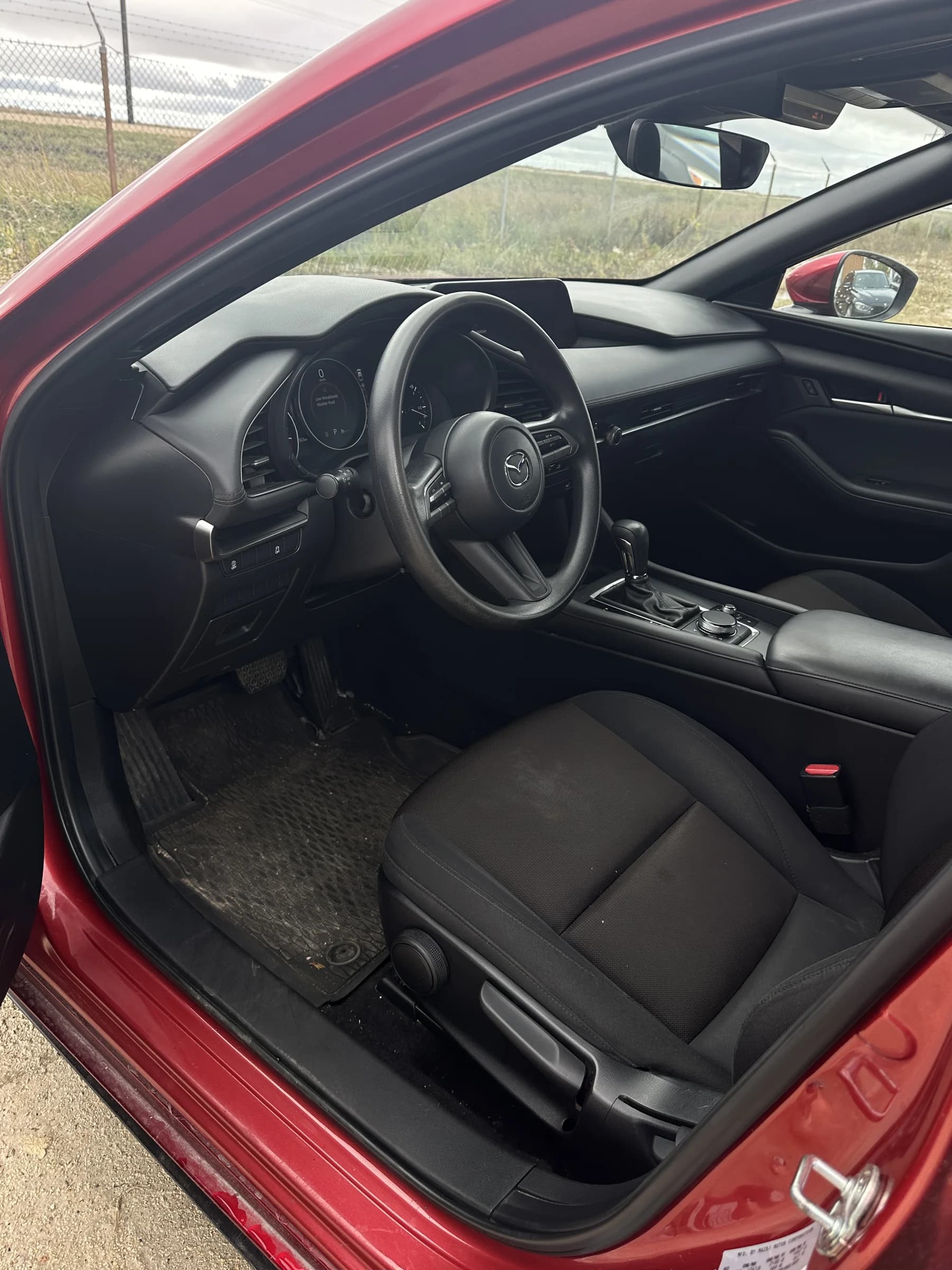 2021 Mazda3 Sport GS front seats and dashboard